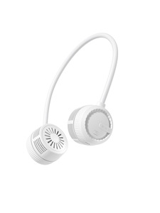 Ventilador de Cuello Recargable por USB, 1000mAh, 180g, Silicona Flexible, Portátil, Mini Ventilador de Polímero de Litio para Viajes al Aire Libre - Product Image 3