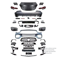 Nouveau kit de lifting pour Mercedes-Benz Classe C W205, pare-chocs avant/arrière ABS à fixation par boulons, capteur d'aide au stationnement, kit carrosserie, ajustement universel, garantie 6 mois