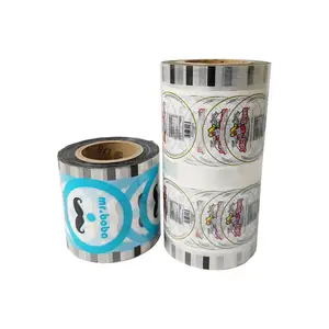 Hoge Kwaliteit Custom Plastic Stretch Roll Film Verpakking Cpp/Pet Afdichting Membraan Voor Koffie Waterdichte Cup Liner