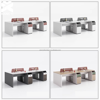 Postes de travail personnalisés, bureau modulaire, mobilier de bureau avec cloison moderne pour configuration de bureaux et de postes de travail