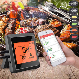 Цифровой термометр для гриля и духовки Hypersynes Pro-03 с Bluetooth, 6 датчиков, дальность действия 60 м/190 футов, таймер с оповещением о готовности пищи - Product Image 4