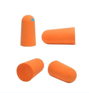 سدادات أذن PU على شكل رصاصة للحد من الضوضاء والارتداد البطئ ميزة عدم وجود خط حماية السمع المنتج - Product Image 5