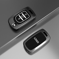 Ensemble de clés en alliage de zinc résistant aux rayures compatible avec Baojun OLIVER 530/560/360/310/730/E100/E200/W630, étui pour clé de voiture