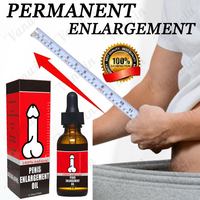 Huile Essentielle Pure 10ml pour Hommes, Extrait Végétal pour Massage des Zones Intimes, Soin de Maintien de la Force, Huile XXL pour Agrandissement du Pénis