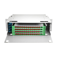 Rak 48 Inti Dudukan ODF Distribusi Serat Optik Bingkai ODF Box Panel Patch untuk Rak 19 Inci