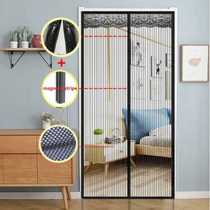 Moustiquaire magnétique Aodu pour porte, auto-fermante, sans perçage, rideau en maille anti-insectes pour porte coulissante et patio, vente en gros usine - Product Image 3