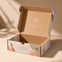 Boîte en carton ondulé personnalisée, emballage de boîte en carton, boîte d'expédition personnalisée pour sous-vêtements, lingerie, vêtements de dessous