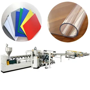 PE sheet PP rigid sheet PVC soft sheet production line plastic plate making extrusion machine