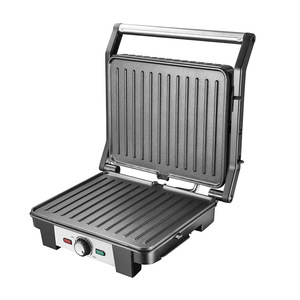 Electric Grill Panini Sandwich Maker Double Sided Heating Non Stick Stainless Steel Teppanyaki Steak Griddle 35x25x33cm - Product Image 1