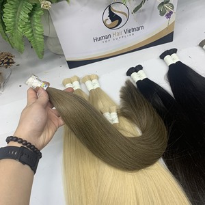 Extensions de cheveux humains vierges russes de qualité supérieure, lisses et soyeuses, couleur naturelle, super double trame, très vendues - Product Image 5