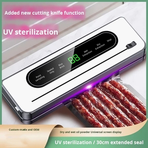 120W Steckbare ABS-Vakuumverpackungsmaschine für den Haushalt Automatische Lebensmittel-Vakuumversiegelungsmaschine Kleine Kunststoff-Versiegelung - Product Image 4