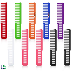 Peine de Peluquería Antiestático de Plástico Personalizado con su Logotipo, Peine de Peluquería de Alta Calidad, Peine Plano para Barbería - Product Image 3
