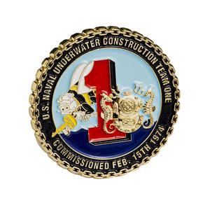 Monedas de desafío personalizadas de aleación de zinc 3D chapadas en oro, promocionales, esmaltadas, de colección, estilo antiguo, imitación, recuerdo - Product Image 1