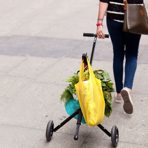 ポータブル折りたたみ式スーパーマーケットショッピングカート（フック付き）カスタマイズ可能な工業グレード園芸用手工具 - Product Image 6