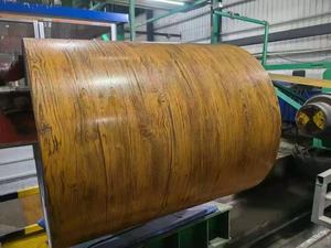 Fournisseurs chinois de bobines d'acier galvanisé prélaqué à grain de bois de haute qualité, prix avantageux, ventes chaudes, bobines d'acier revêtues de couleur <span class=keywords><strong>PPGI</strong></span> PPGL - Product Image 5