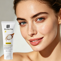 Crème nettoyante hydratante nourrissante en pulpe de riz brute YOGI OEM pour tous types de peaux