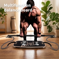 Planche d'équilibre multifonctionnelle en bois Shinho, compatible avec les accessoires pour un entraînement complet, fabrication OEM/ODM