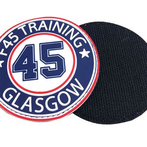 Wholesale Custom Rubber Patch Waterproof Soft <b>Badges</b> PVC Hook Bag Tag Rubber Labels for Clothing - Product Image 2