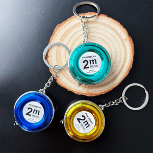 Probon Mini Tape Measure 2m X8mm Keychain Promotional Gift For Home Use - Product Image 1