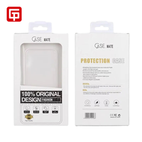 Boîte d'emballage rigide imprimée personnalisée pour accessoires de téléphone portable avec des matériaux recyclés Forme personnalisée et emballage plat