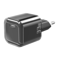Pengisi Daya GaN 30W Mini Ice Cube PD 33W Pengisi Daya Dinding Colokan EU Bersertifikasi CE Adaptor Pengisian Cepat Ringkas untuk iPhone 15 iPad Samsung