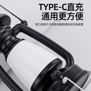 Outdoor Retro Solar Camping Lantern LED Warm <b>Light</b> 360 Degree Diffused <b>Light</b> For Camping Decorative Ambient Lighting - Product Image 4