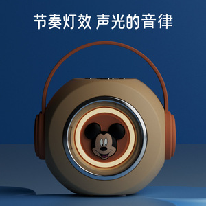 <b>Wireless</b> <b>Microphone</b> Speaker For Home Karaoke With Dual Mics And Lithium Battery Power - Product Image 4
