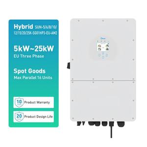 Deye lai biến tần 10KW 8KW 5KW 6KW 15KW 20kW 25kw DC AC biến tần 3 giai đoạn với MPPT lai 3 giai đoạn EU 12KW - Product Image 1
