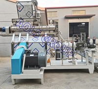 Extrudeuse de soja pleine graisse Extrusion automatique de morceaux de soja extrudé faisant les repas Extrudeuse d'huile de cuisson Fournisseurs de machines