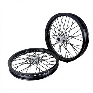 Kit de roues Supermoto en alliage d'aluminium KYZ E-Ride Pro 3.0/SR 17 pouces, moyeux et jantes CNC, moto électrique tout-terrain - Product Image 2