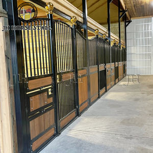 Kunden spezifischer luxuriöser starker permanenter Stahl geschweißter funktioneller Pferdes tall kasten Rost beständiger Stall - Product Image 1