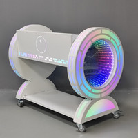 Ventes chaudes 2024 ! Cabine de DJ portable à LED de couleur blanche pour discothèque, éclairage disco, façade de cabine de DJ