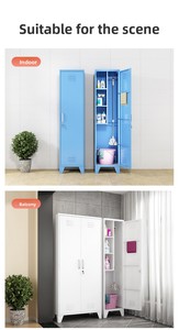 Gabinete <span class=keywords><strong>de</strong></span> Limpieza Resistente con Puerta Cerrada y Orificios <span class=keywords><strong>de</strong></span> Ventilación que Previenen Olores, <span class=keywords><strong>Armario</strong></span> <span class=keywords><strong>de</strong></span> Almacenamiento <span class=keywords><strong>de</strong></span> Herramientas para Servicios <span class=keywords><strong>de</strong></span> Limpieza y Hogar - Product Image 5
