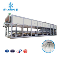 Machines à glace en bloc automatisées à haut rendement et à faible consommation d'énergie. Maximiser la production tout en minimisant vos coûts énergétiques et votre empreinte carbone