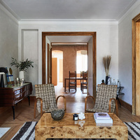 Solution complète de personnalisation de l'aménagement intérieur des salons d'appartements et de villas rétro, avec des matériaux de construction écologiques et des tarifs compétitifs