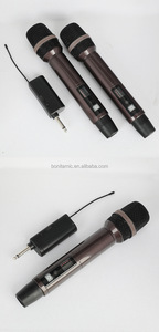 Vendita in fabbrica W185-01 ricaricabile UHF 2 canali microfono ricevitore palco amplificatore per Karaoke - Product Image 6