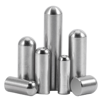Goupille de centrage cylindrique à tête ronde en acier inoxydable, axe de positionnement lisse pour alignement de fixations et quincaillerie