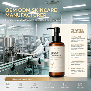 Nettoyant Visage au Glutathion, Vitamine C et Niacinamide – Soin Quotidien pour la Peau – Marque Privée OEM - Product Image 5