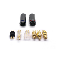 LINK 1 pasang Hi-End Earphone Pin Male Plug lubang 4.5mm kualitas baik