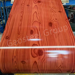 Realistische Holzmaserung Spule PPGI 0,3mm-0,7mm Realistische Textur Holz muster Farb beschichtete Stahls pule - Product Image 4