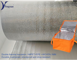 <span class=keywords><strong>Doublure</strong></span> en mousse tissée pour sac de pique-nique, rouleau d'isolation <span class=keywords><strong>thermique</strong></span>, matériau de <span class=keywords><strong>doublure</strong></span> <span class=keywords><strong>thermique</strong></span> pour sac de pique-nique, structure <span class=keywords><strong>thermique</strong></span> à 3 couches - Product Image 1