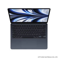 Ordinateur portable d'occasion Slim Air M2, écran 13,6 pouces, SSD, 8 Go de RAM, processeur quadricœur, pour OS, résolution 2560x1449, Wi-Fi, presque neuf, comprend l'original