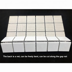 Azulejos de mosaico de cerámica <span class=keywords><strong>para</strong></span> baño <span class=keywords><strong>y</strong></span> cocina, azulejo blanco puro de 98x98mm, verificador de nueve rejillas <span class=keywords><strong>para</strong></span> suelo <span class=keywords><strong>y</strong></span> pared - Product Image 5