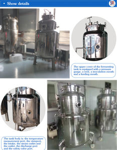 Fermentador de tanque de fermentación de desove líquido con control automático de temperatura para producción de desove de setas - Product Image 4