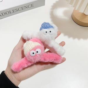 Pánico comprando moda ojo grande BOLA DE Coral lindas pinzas para el cabello de dibujos animados pinzas para el cabello de calidad accesorios para el cabello para mujeres - Product Image 6