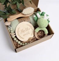 Blocs de construction en coton, cadeaux DIY - Ensemble imprimé personnalisé avec des motifs d'animaux (ours, etc.) Style de simplicité moderne - Cadeaux pour bébés