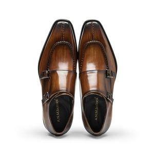 Wholesale Men's Business Formal Slip-On Shoes <b>Top</b> Layer Cowhide Casual Leather Shoes Fashion Versatile Support Dropshipping - Product Image 1