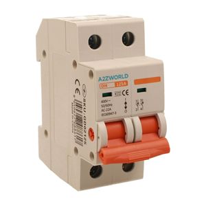 Interruttore Sezionatore Modulare 2P 2M 125A AC 400V IP20 IEC60947-3 DH ad Alte Prestazioni - Product Image 1