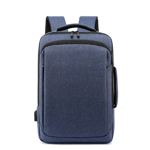 Sac à dos pour ordinateur portable en polyester léger, durable, multifonctionnel, imperméable, avec fermeture éclair et port USB, prix direct usine - Product Image 2