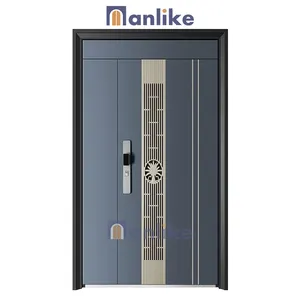 Anlike Bullet Proof Home Porta Puerta Smart Lock External Fire Smart Rated Steel Security Anti Burglar Security